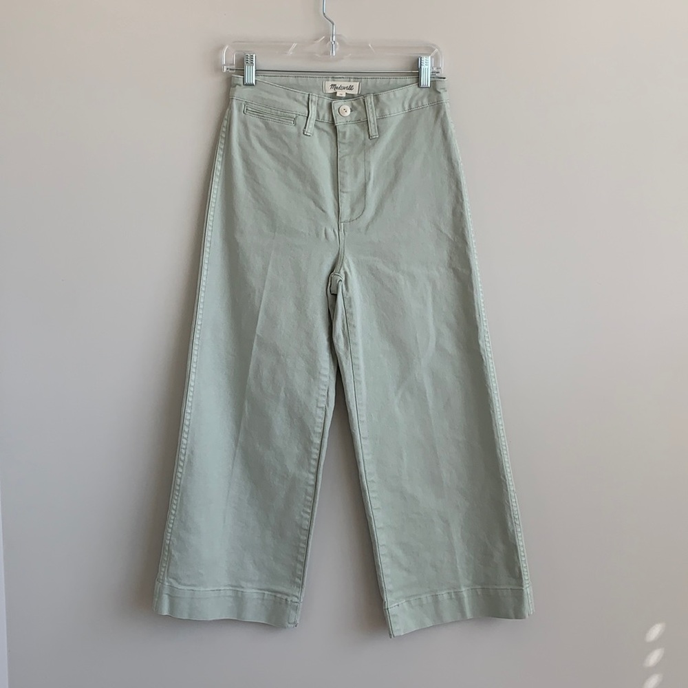 Madewell Emmett Wide-Legged Crop Pants